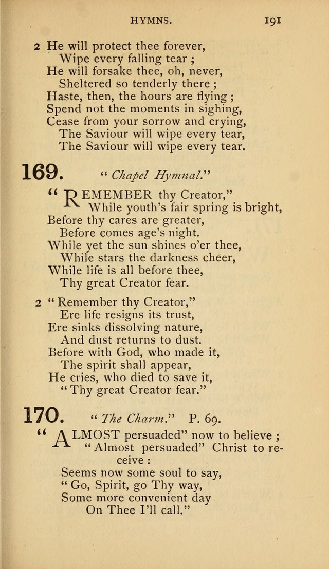 Chapel Treasures (Christ Chapel Sabbath-School, Lebanon, PA) page 198