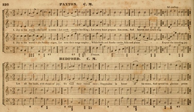 The Choir: or, Union collection of church music. Consisting of a great variety of psalm and hymn tunes, anthems, &c. original and selected. Including many beautiful subjects from the works.. (2nd ed.) page 136