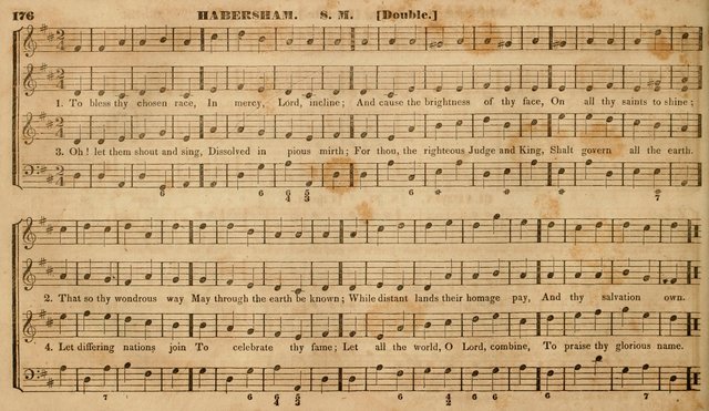 The Choir: or, Union collection of church music. Consisting of a great variety of psalm and hymn tunes, anthems, &c. original and selected. Including many beautiful subjects from the works.. (2nd ed.) page 176