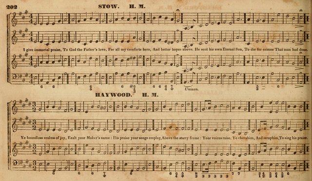 The Choir: or, Union collection of church music. Consisting of a great variety of psalm and hymn tunes, anthems, &c. original and selected. Including many beautiful subjects from the works.. (2nd ed.) page 202