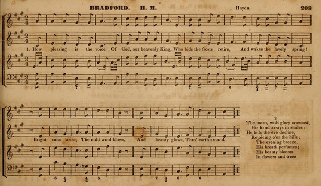 The Choir: or, Union collection of church music. Consisting of a great variety of psalm and hymn tunes, anthems, &c. original and selected. Including many beautiful subjects from the works.. (2nd ed.) page 203