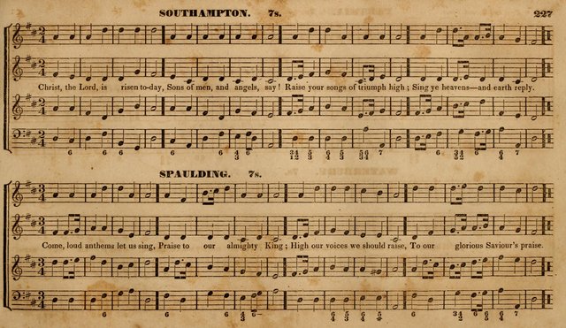 The Choir: or, Union collection of church music. Consisting of a great variety of psalm and hymn tunes, anthems, &c. original and selected. Including many beautiful subjects from the works.. (2nd ed.) page 227