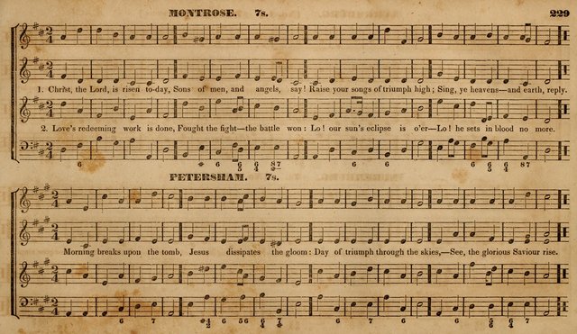 The Choir: or, Union collection of church music. Consisting of a great variety of psalm and hymn tunes, anthems, &c. original and selected. Including many beautiful subjects from the works.. (2nd ed.) page 229