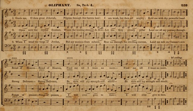 The Choir: or, Union collection of church music. Consisting of a great variety of psalm and hymn tunes, anthems, &c. original and selected. Including many beautiful subjects from the works.. (2nd ed.) page 259