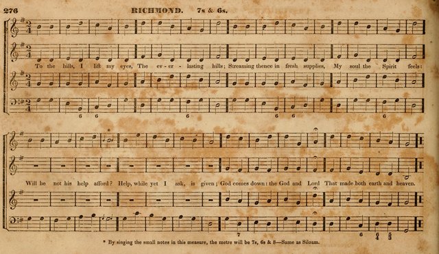 The Choir: or, Union collection of church music. Consisting of a great variety of psalm and hymn tunes, anthems, &c. original and selected. Including many beautiful subjects from the works.. (2nd ed.) page 276