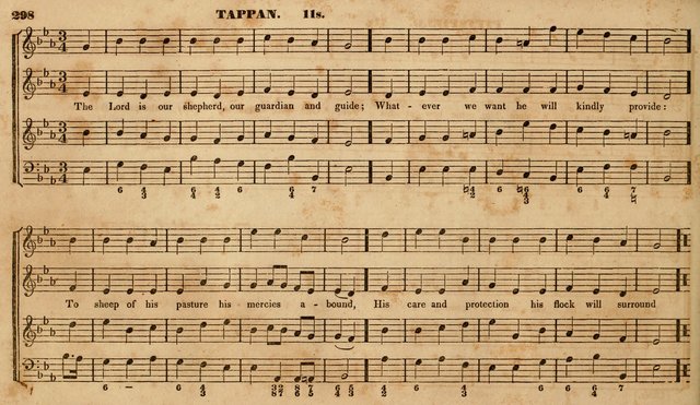 The Choir: or, Union collection of church music. Consisting of a great variety of psalm and hymn tunes, anthems, &c. original and selected. Including many beautiful subjects from the works.. (2nd ed.) page 298