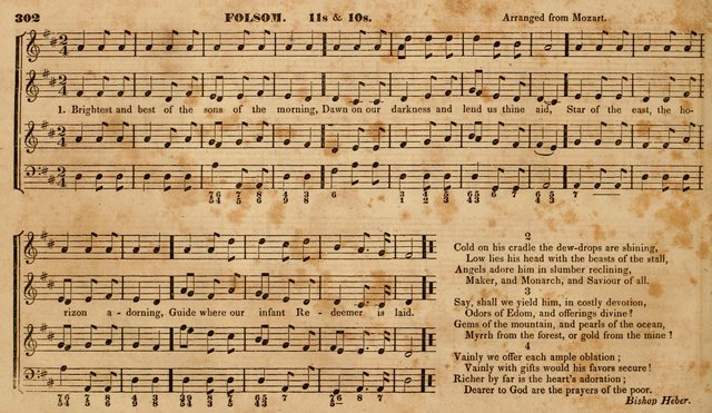 The Choir: or, Union collection of church music. Consisting of a great variety of psalm and hymn tunes, anthems, &c. original and selected. Including many beautiful subjects from the works.. (2nd ed.) page 302