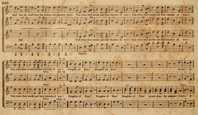 The Choir: or, Union collection of church music. Consisting of a great variety of psalm and hymn tunes, anthems, &c. original and selected. Including many beautiful subjects from the works.. (2nd ed.) page 348