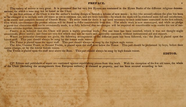 The Choir: or, Union collection of church music. Consisting of a great variety of psalm and hymn tunes, anthems, &c. original and selected. Including many beautiful subjects from the works.. (2nd ed.) page 5