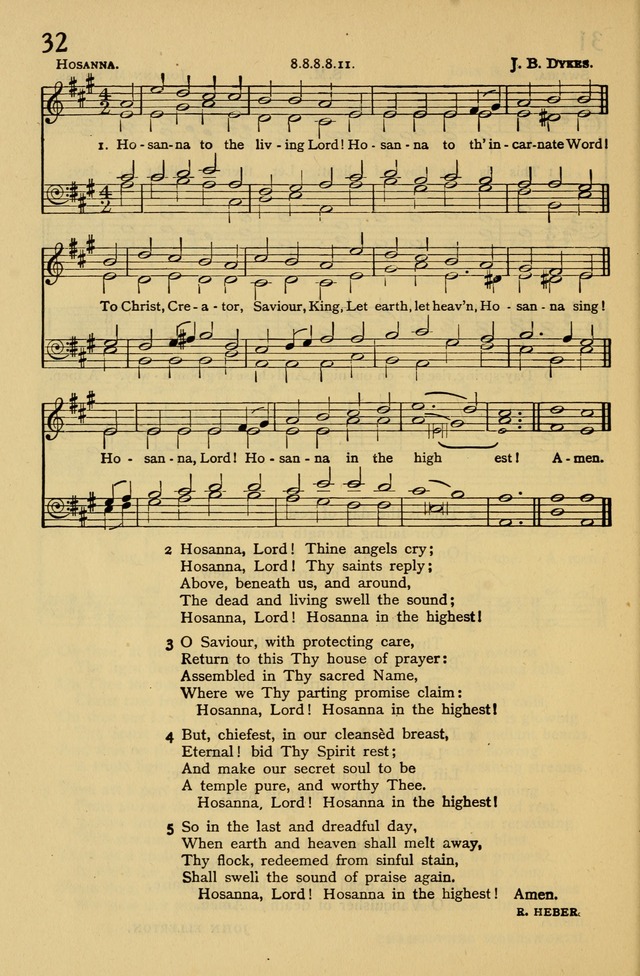 Columbia University Hymnal page 32