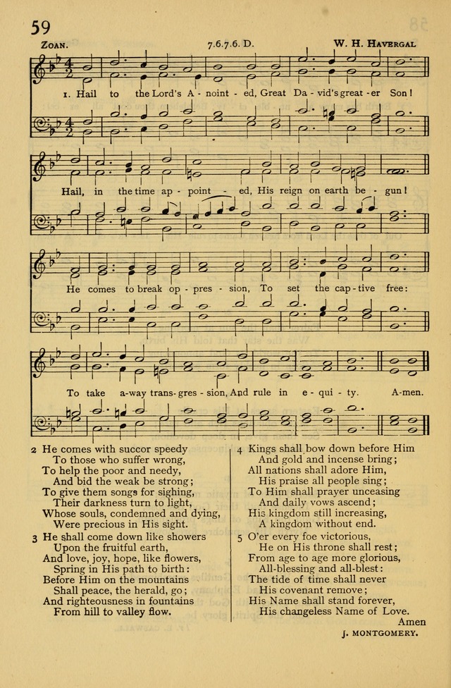 Columbia University Hymnal page 64