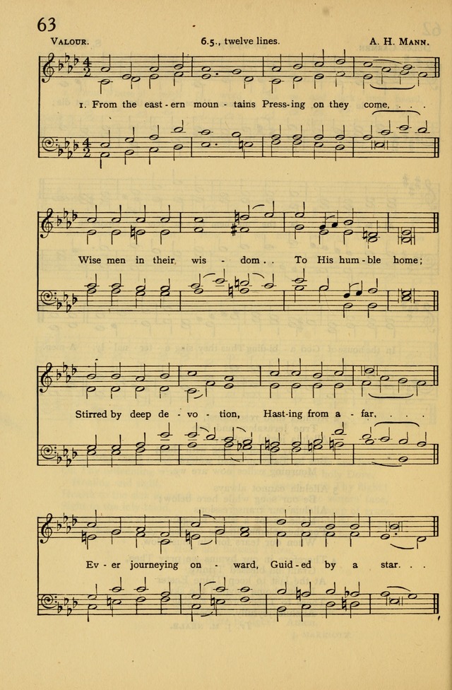 Columbia University Hymnal page 68