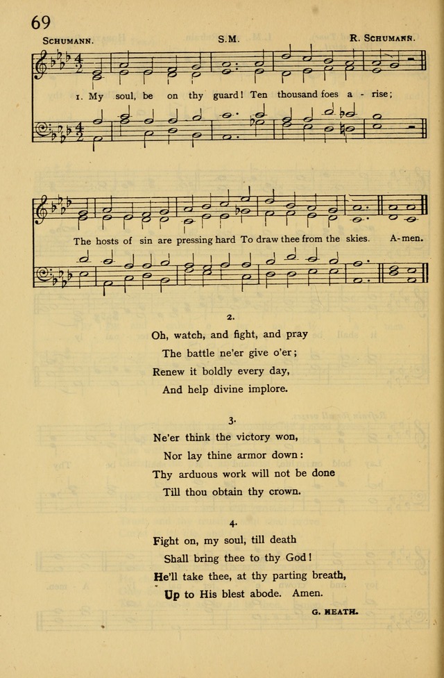 Columbia University Hymnal page 74