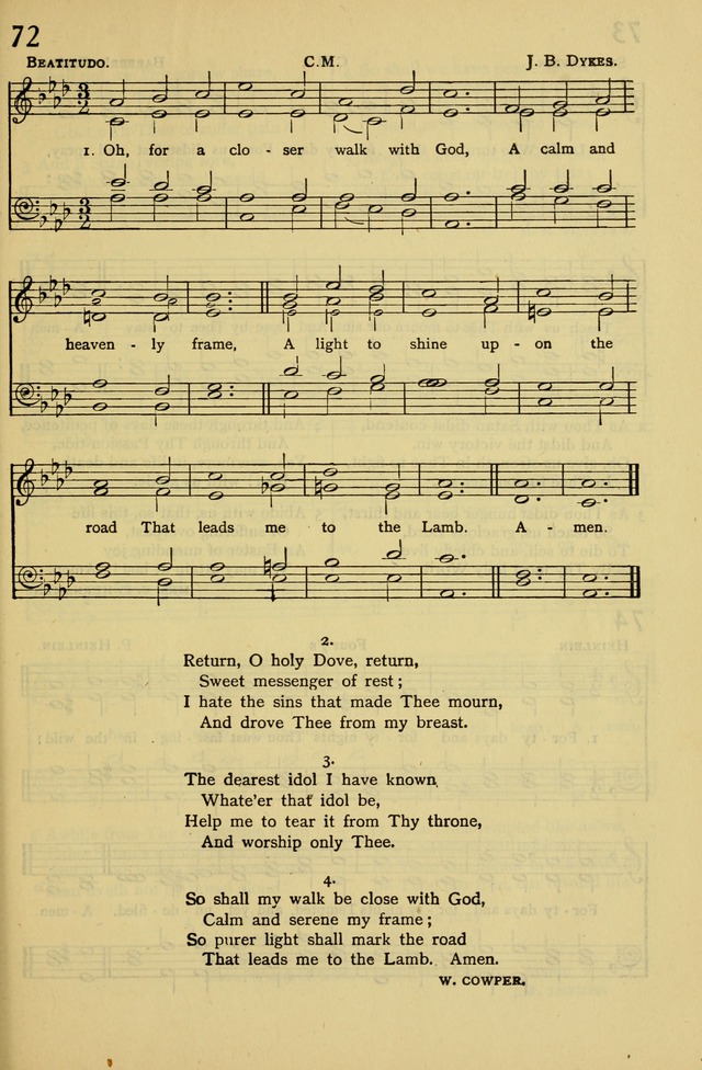 Columbia University Hymnal page 77