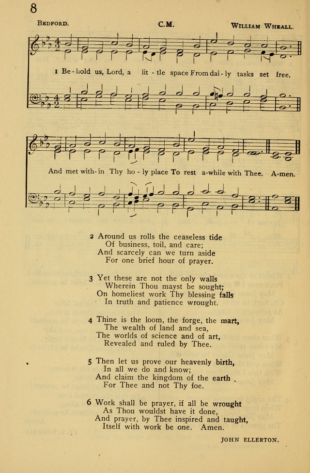 Columbia University Hymnal page 8