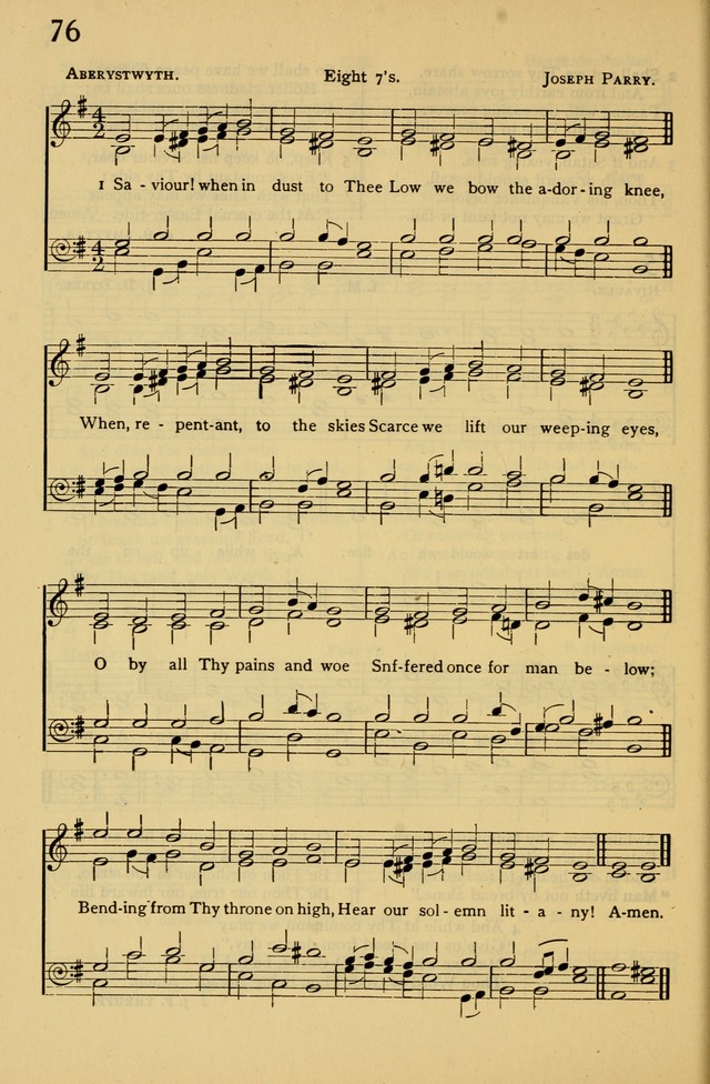 Columbia University Hymnal page 80