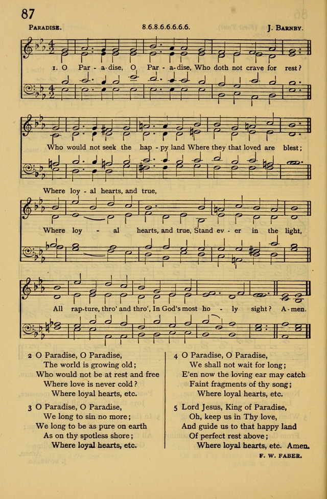 Columbia University Hymnal page 92