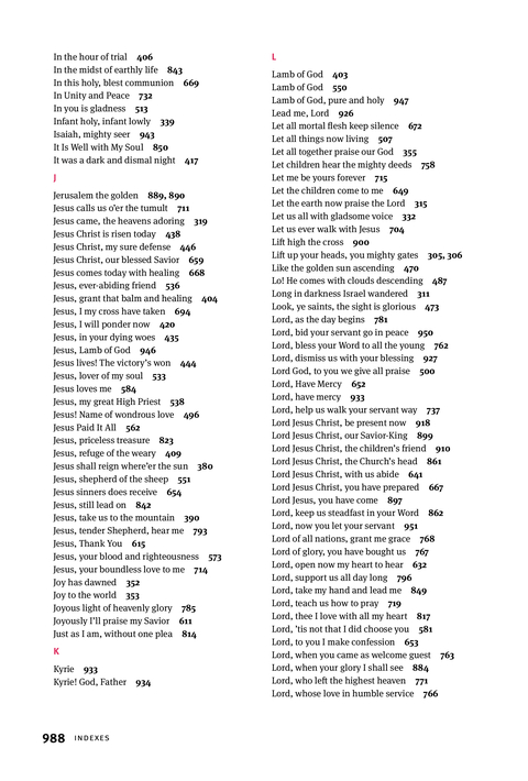 Christian Worship: Hymnal page 1048