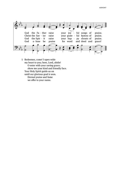 Christian Worship: Hymnal page 261