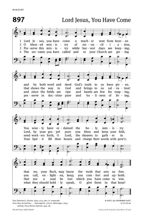 Christian Worship: Hymnal page 954