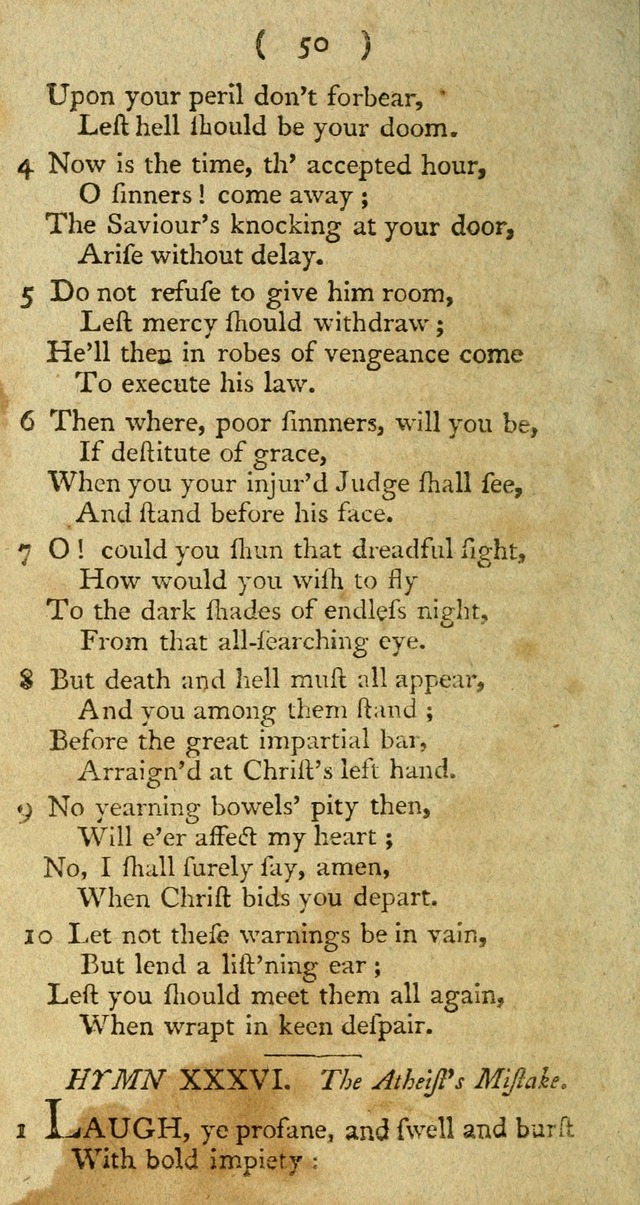 A Collection of Hymns for the use of Christians page 124