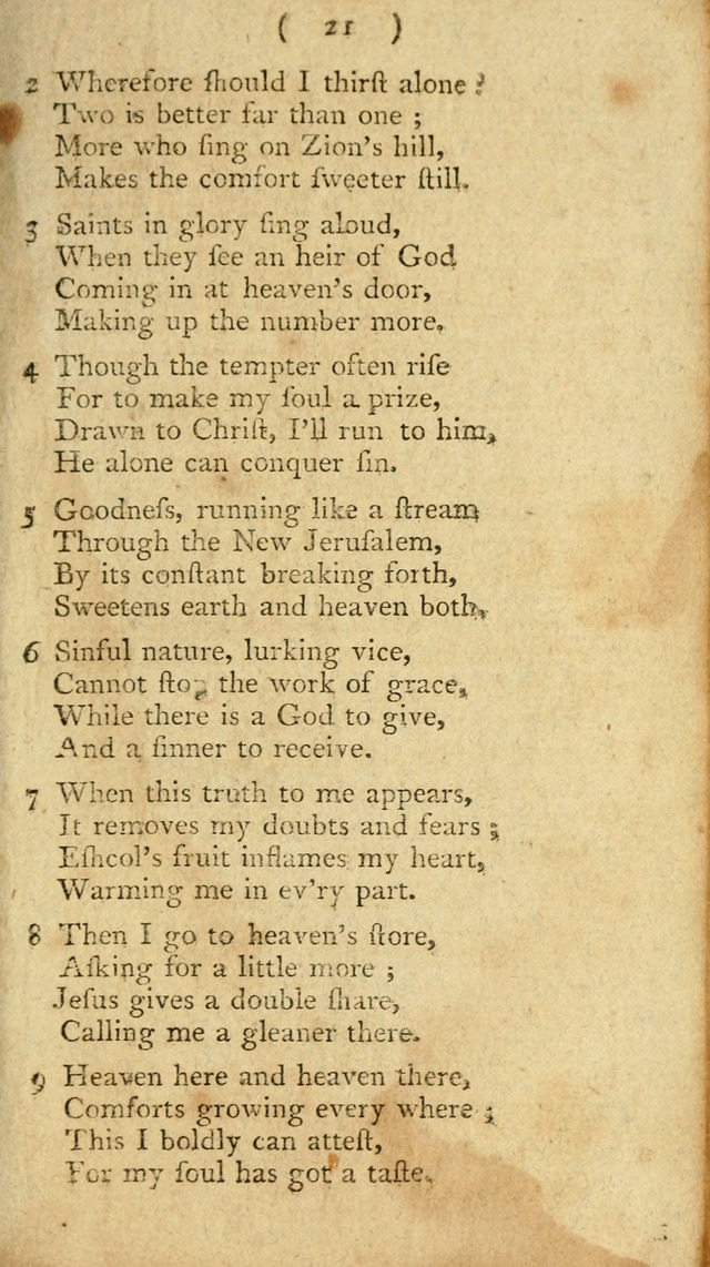 A Collection of Hymns for the use of Christians page 95