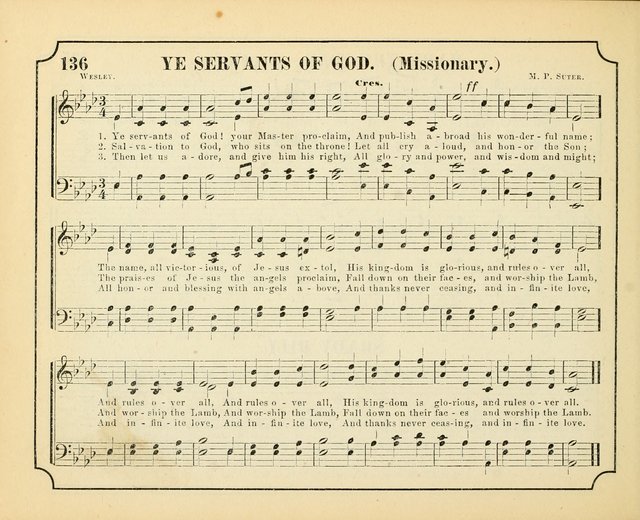 Crown of Life: a collection of songs, new and old, for the use in the Sunday-school, prayer and praise meetings, and the home circle page 136