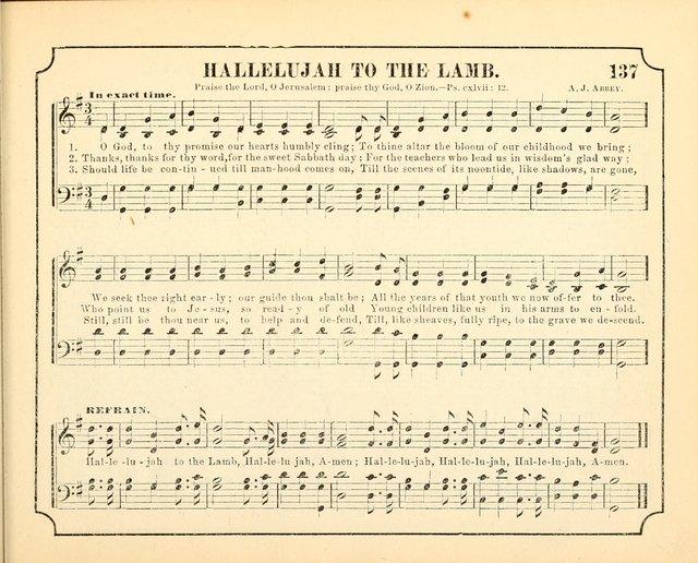 Crown of Life: a collection of songs, new and old, for the use in the Sunday-school, prayer and praise meetings, and the home circle page 137