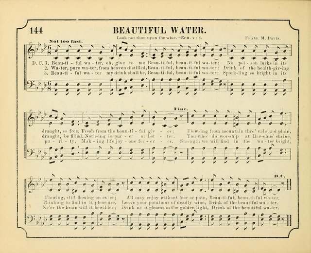 Crown of Life: a collection of songs, new and old, for the use in the Sunday-school, prayer and praise meetings, and the home circle page 144