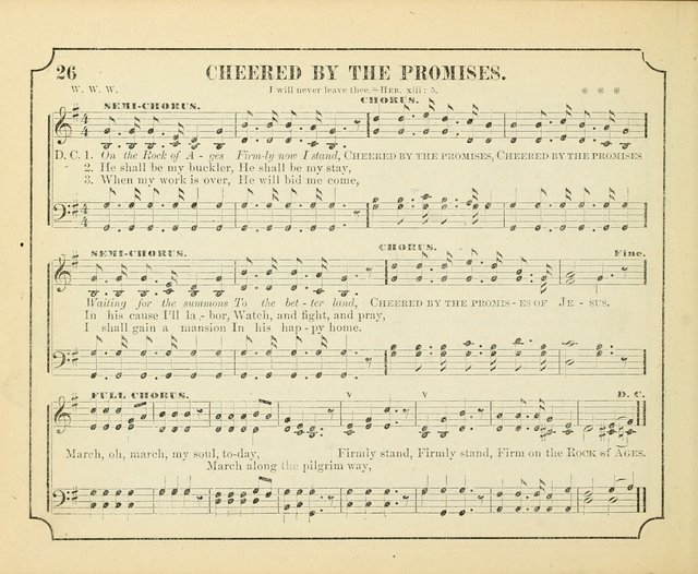 Crown of Life: a collection of songs, new and old, for the use in the Sunday-school, prayer and praise meetings, and the home circle page 26