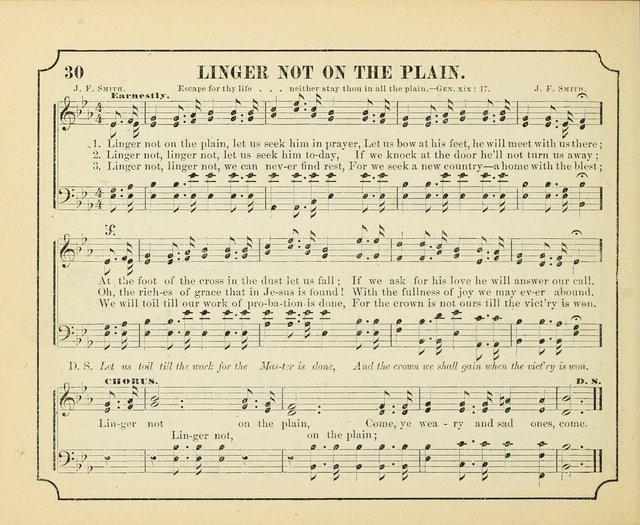 Crown of Life: a collection of songs, new and old, for the use in the Sunday-school, prayer and praise meetings, and the home circle page 30