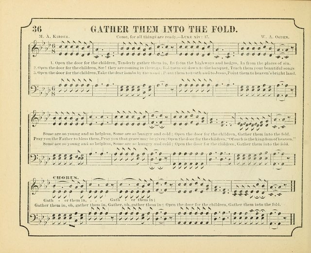 Crown of Life: a collection of songs, new and old, for the use in the Sunday-school, prayer and praise meetings, and the home circle page 36