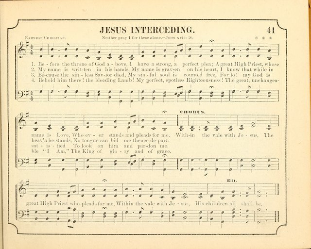 Crown of Life: a collection of songs, new and old, for the use in the Sunday-school, prayer and praise meetings, and the home circle page 41