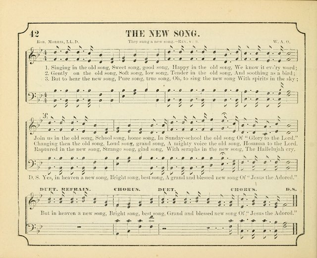 Crown of Life: a collection of songs, new and old, for the use in the Sunday-school, prayer and praise meetings, and the home circle page 42