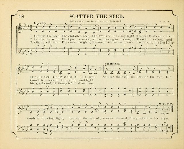 Crown of Life: a collection of songs, new and old, for the use in the Sunday-school, prayer and praise meetings, and the home circle page 48