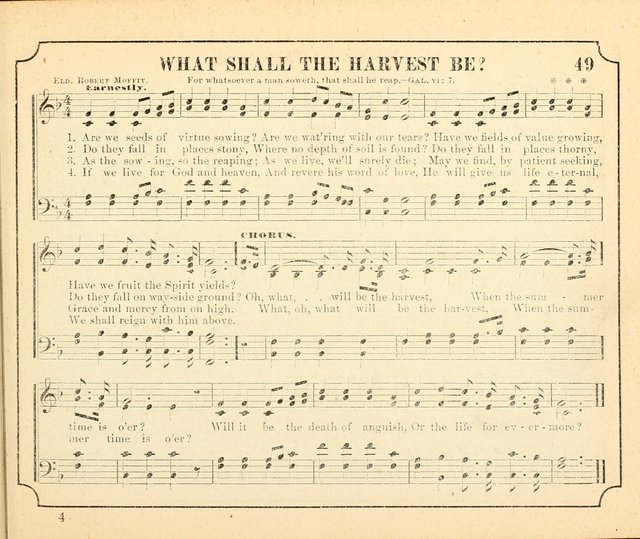 Crown of Life: a collection of songs, new and old, for the use in the Sunday-school, prayer and praise meetings, and the home circle page 49