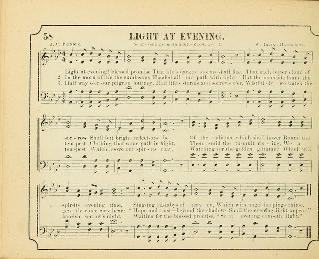 Crown of Life: a collection of songs, new and old, for the use in the Sunday-school, prayer and praise meetings, and the home circle page 58