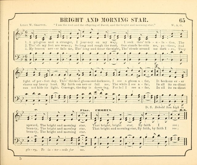 Crown of Life: a collection of songs, new and old, for the use in the Sunday-school, prayer and praise meetings, and the home circle page 65