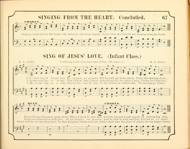 Crown of Life: a collection of songs, new and old, for the use in the Sunday-school, prayer and praise meetings, and the home circle page 67