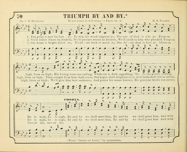 Crown of Life: a collection of songs, new and old, for the use in the Sunday-school, prayer and praise meetings, and the home circle page 70