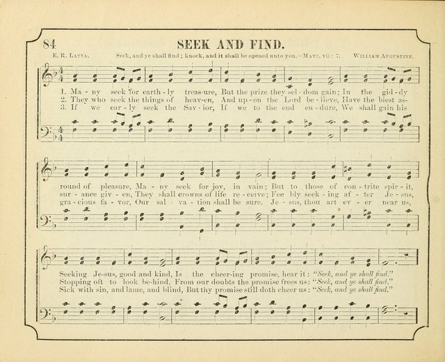 Crown of Life: a collection of songs, new and old, for the use in the Sunday-school, prayer and praise meetings, and the home circle page 84