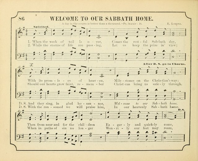 Crown of Life: a collection of songs, new and old, for the use in the Sunday-school, prayer and praise meetings, and the home circle page 86