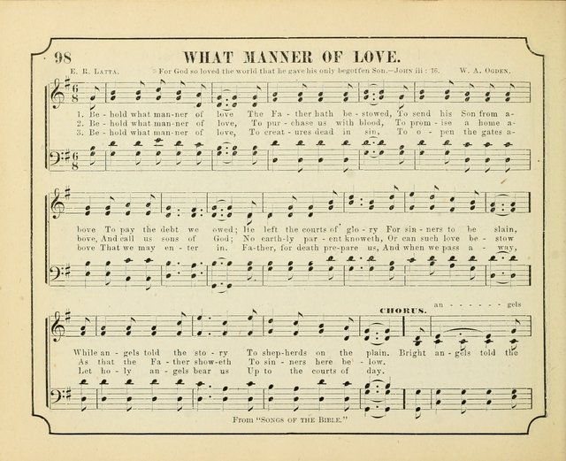 Crown of Life: a collection of songs, new and old, for the use in the Sunday-school, prayer and praise meetings, and the home circle page 98