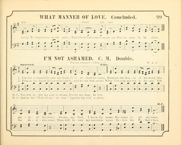 Crown of Life: a collection of songs, new and old, for the use in the Sunday-school, prayer and praise meetings, and the home circle page 99