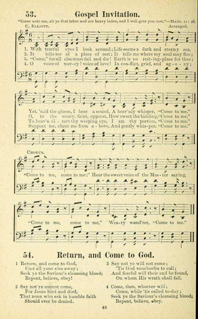 Carols of Praise: a choice collection of new gospel songs prepared especially for evangelistic services page 47