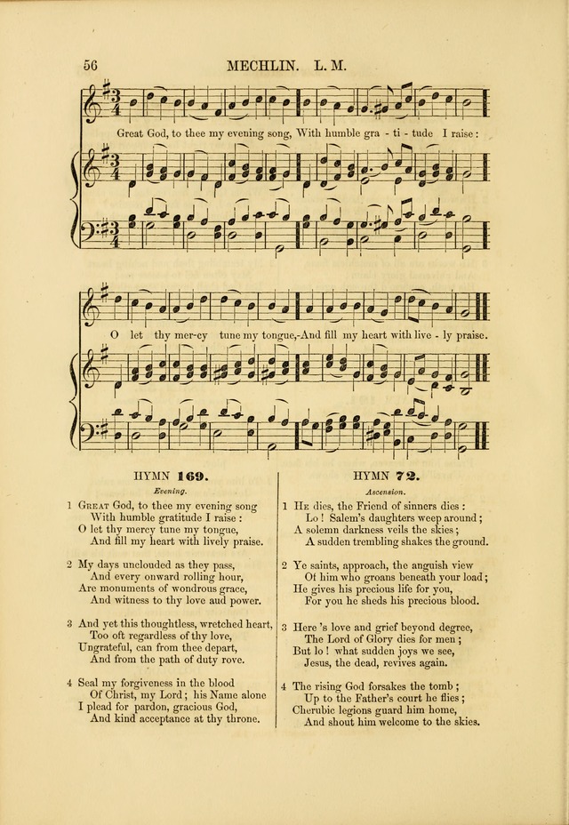 A Collection of Sacred Song: being an eclectic compilation for the use of churches, families, and boarding-schools... page 61