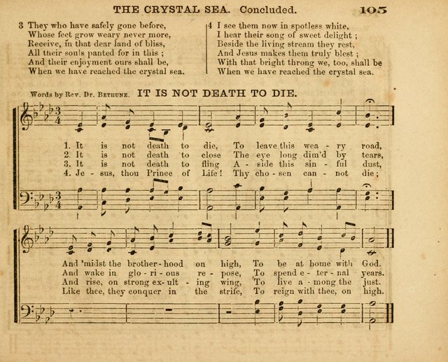 The Diadem: a collection of tunes and hymns for Sunday school and devotional meetings page 105