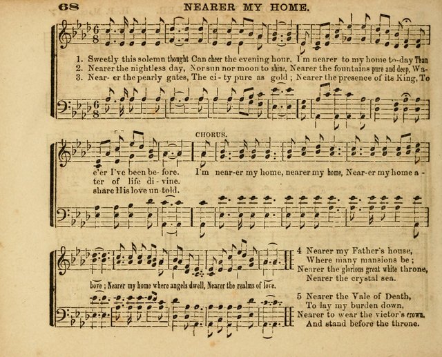 The Diadem: a collection of tunes and hymns for Sunday school and devotional meetings page 68