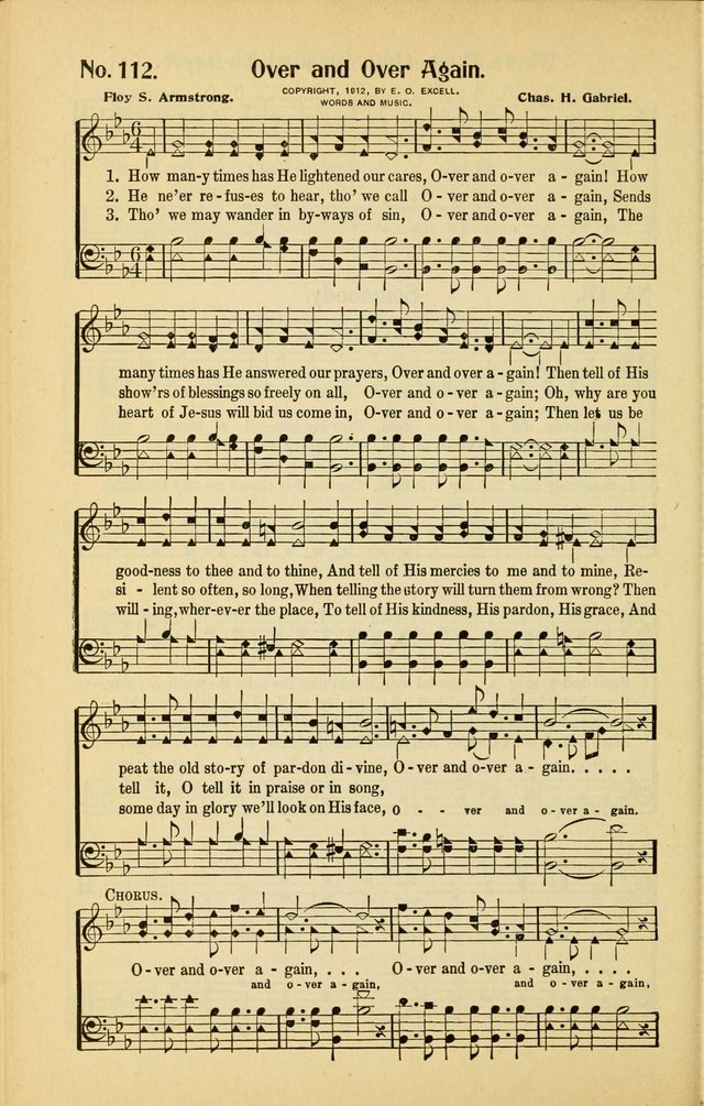 Diadems: a collection of religious songs, new and old, for the church and Sunday school page 112