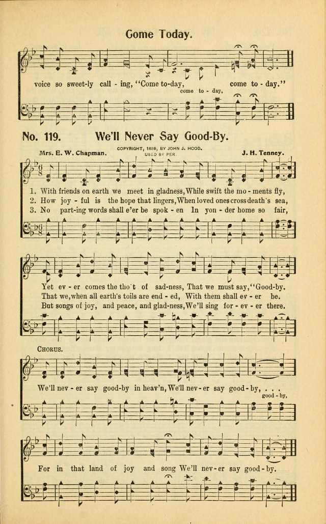 Diadems: a collection of religious songs, new and old, for the church and Sunday school page 119